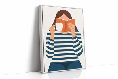 White Framed Canvas image 1
