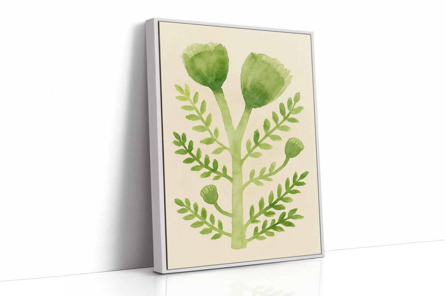 White Framed Canvas image 1