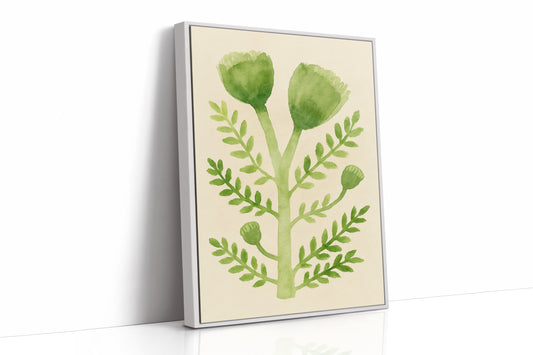 White Framed Canvas image 1