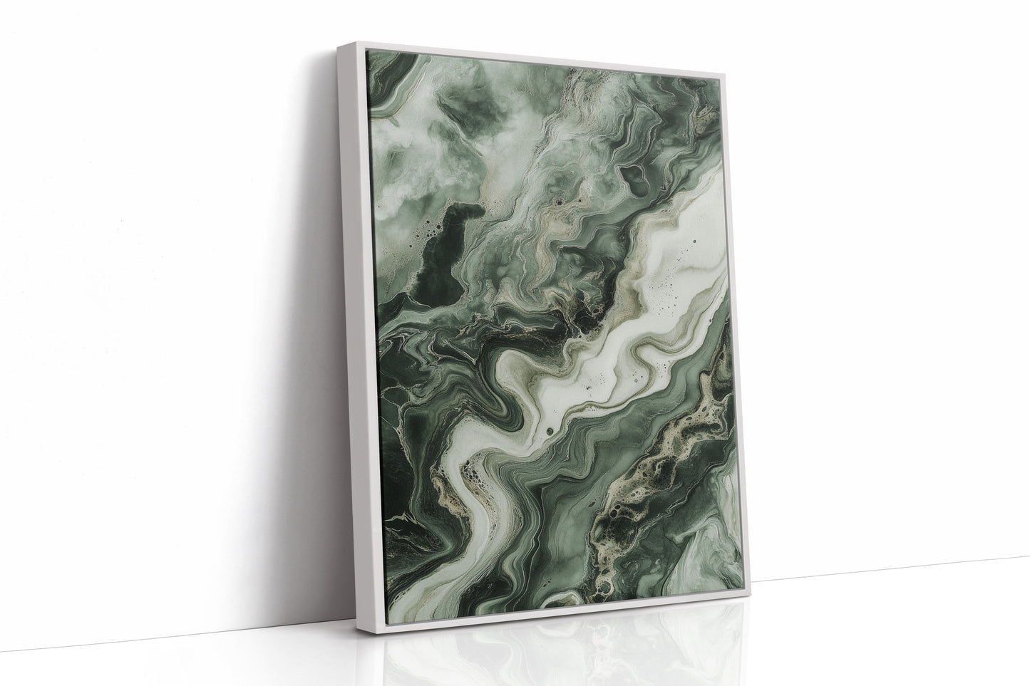 White Framed Canvas image 1