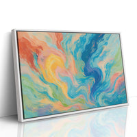 White Framed Canvas image 1
