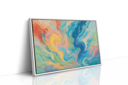 White Framed Canvas image 1