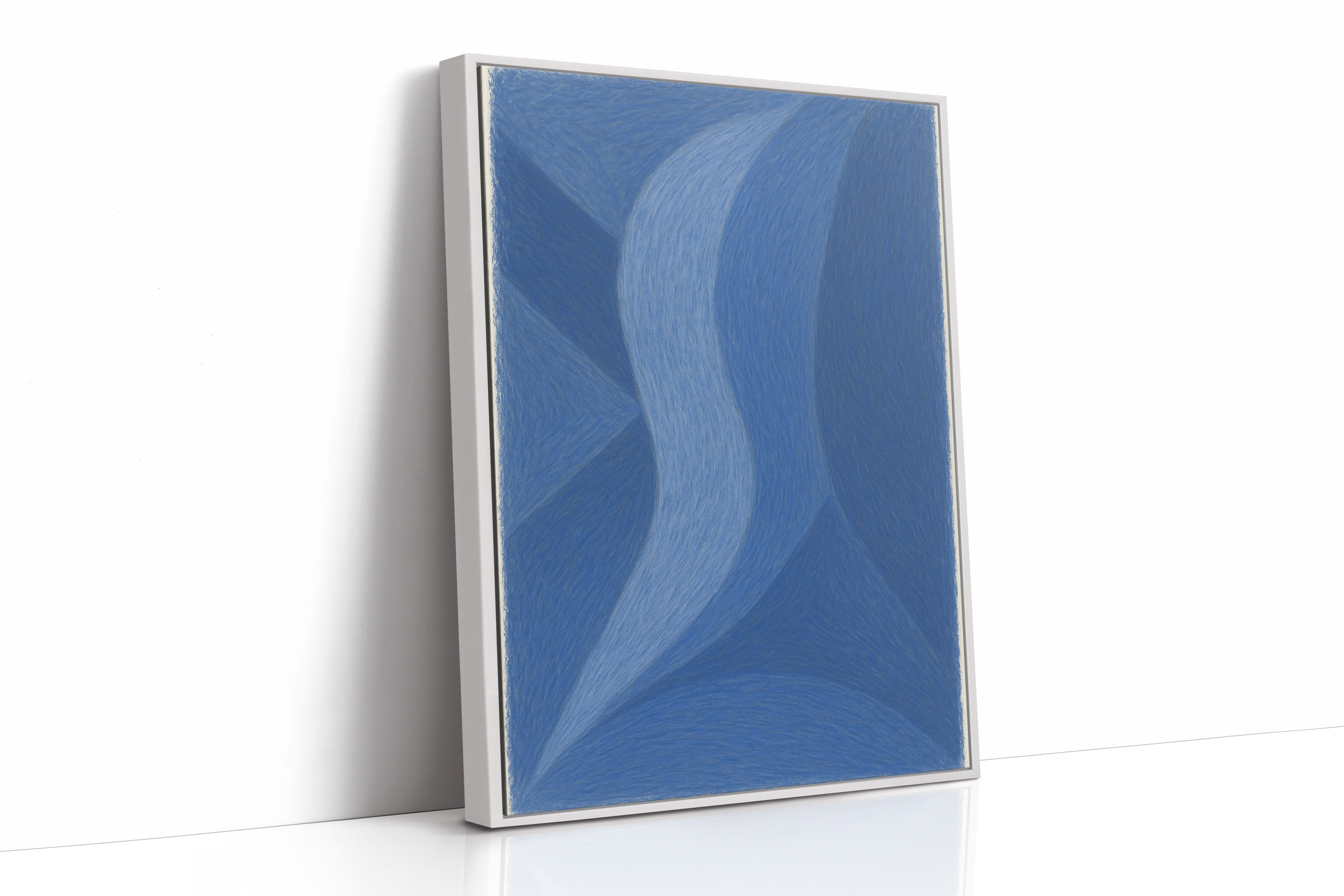 White Framed Canvas image 1