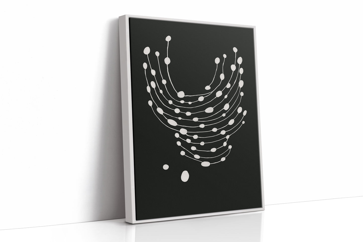 White Framed Canvas image 1
