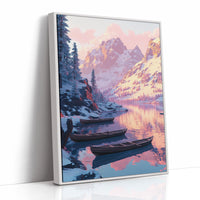 White Framed Canvas image 1