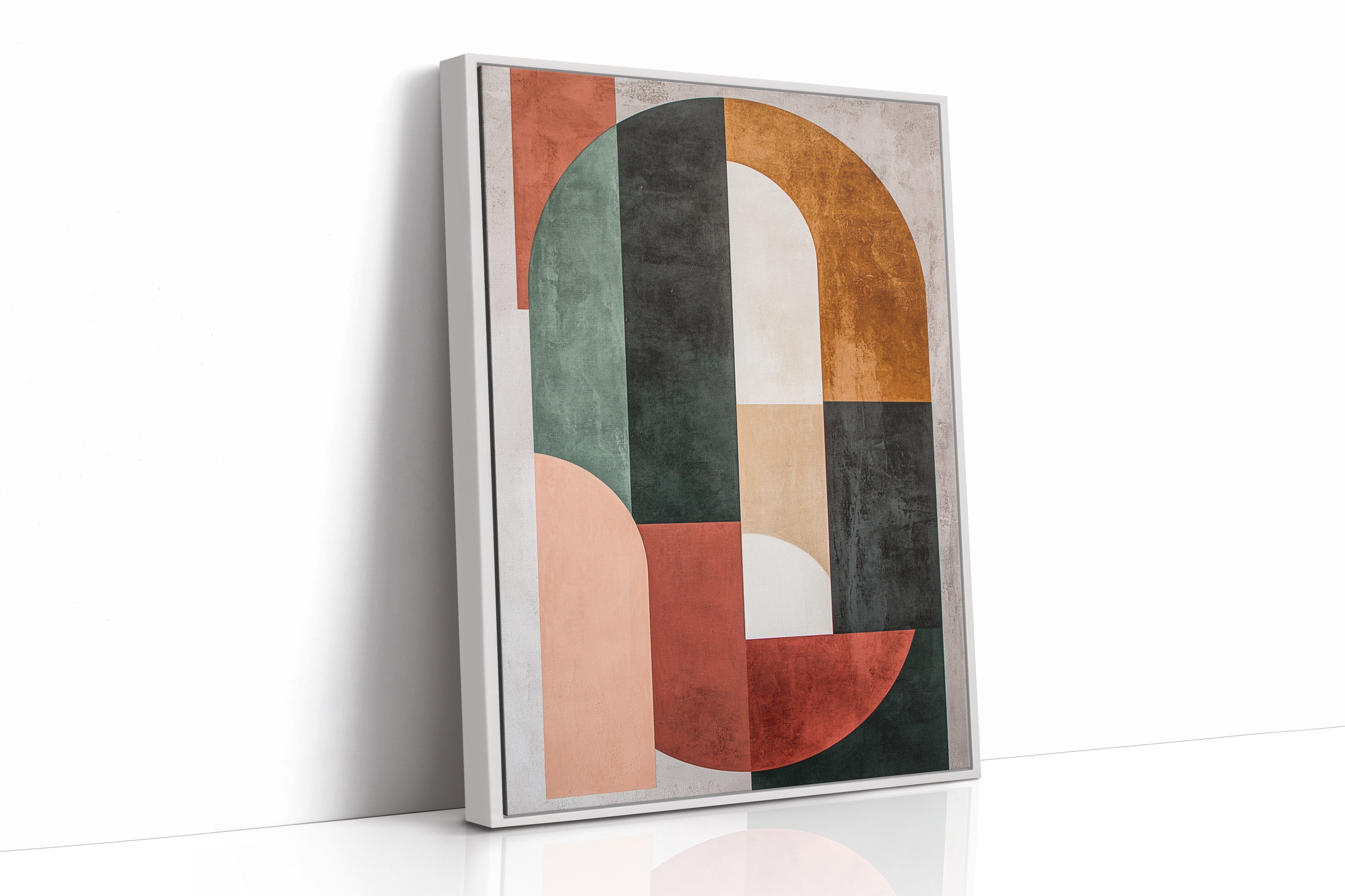 White Framed Canvas image 1