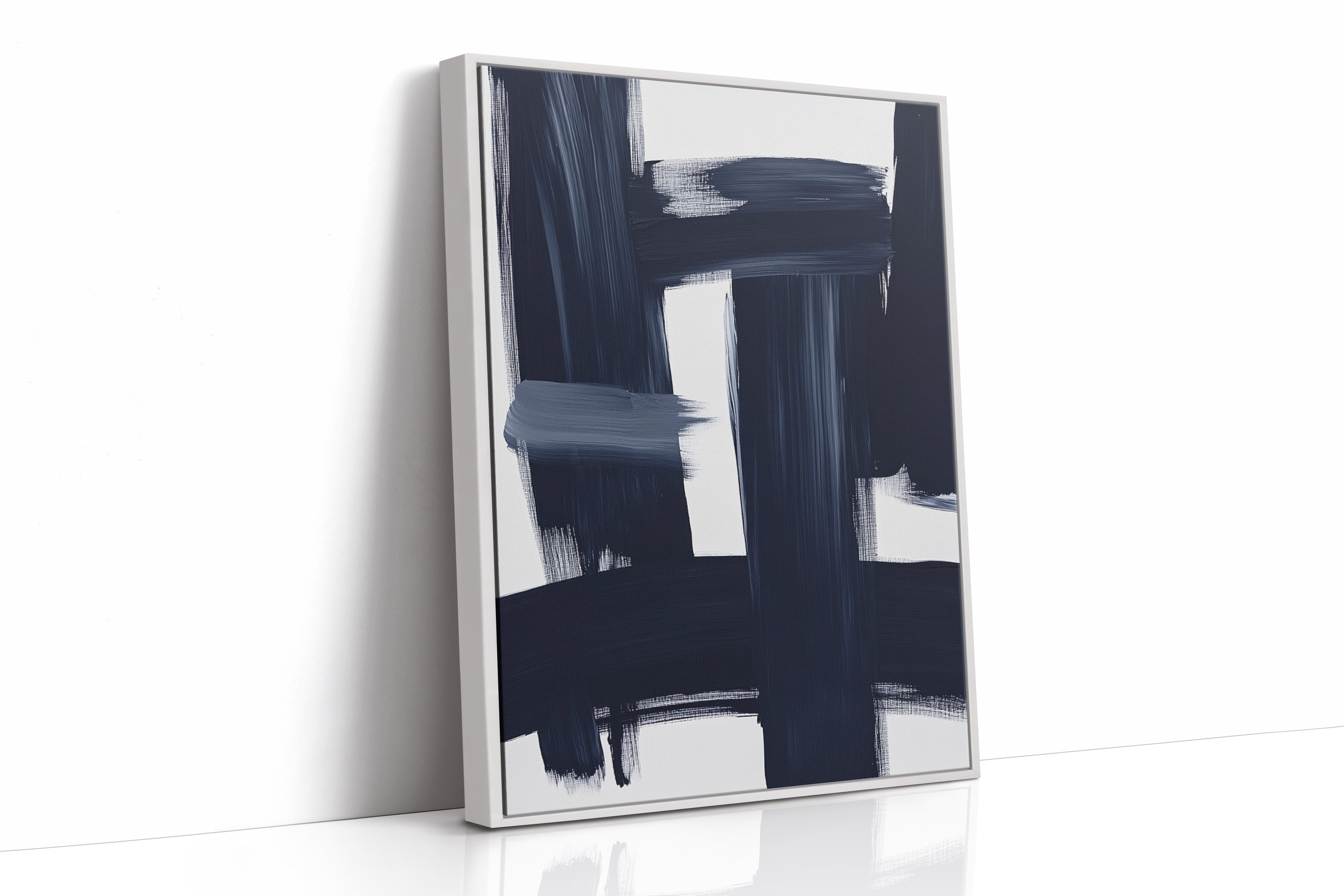 White Framed Canvas image 1