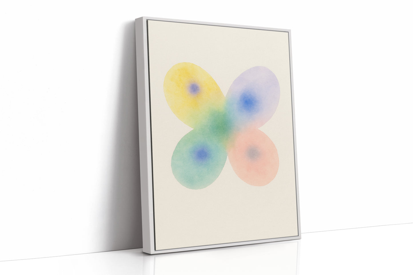 White Framed Canvas image 1