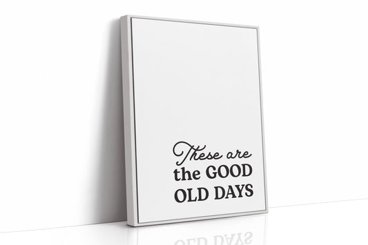 White Framed Canvas image 1