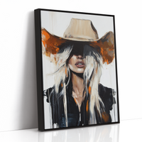 Western Edge - Bold & Fearless Cowboy Chic Canvas Art