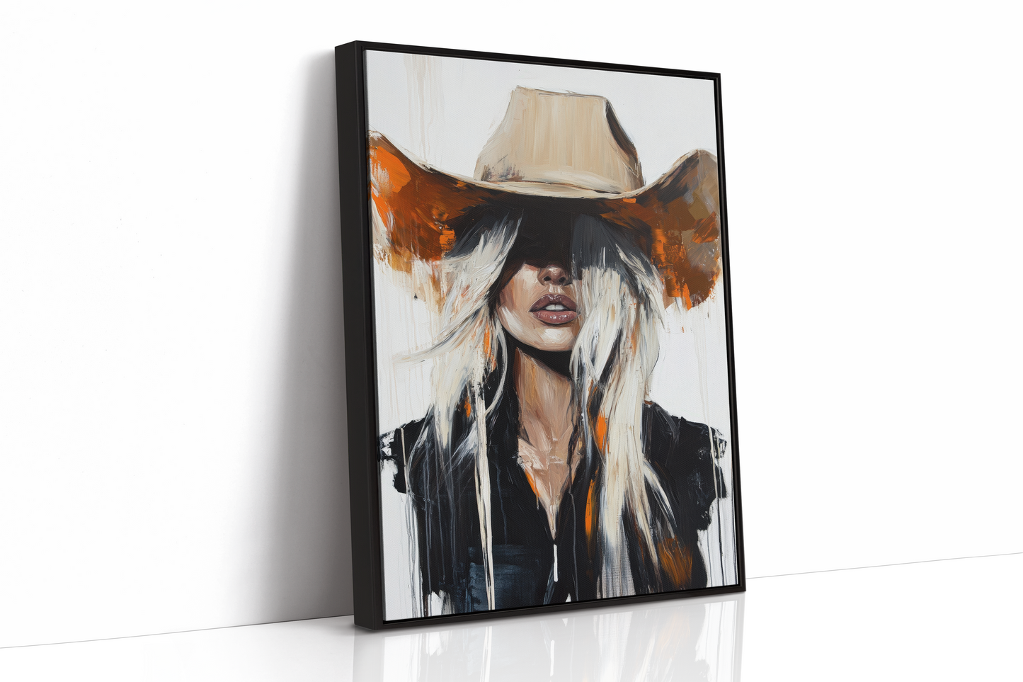 Western Edge - Bold & Fearless Cowboy Chic Canvas Art