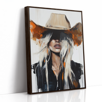Western Edge - Bold & Fearless Cowboy Chic Canvas Art