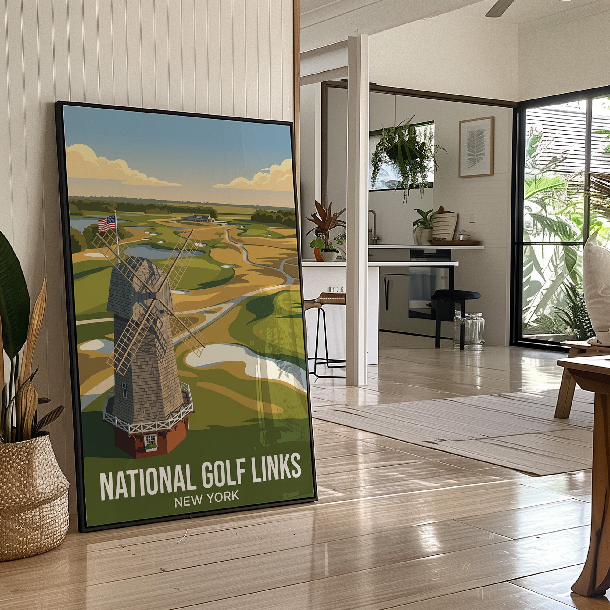 The Windmill Watches the Links