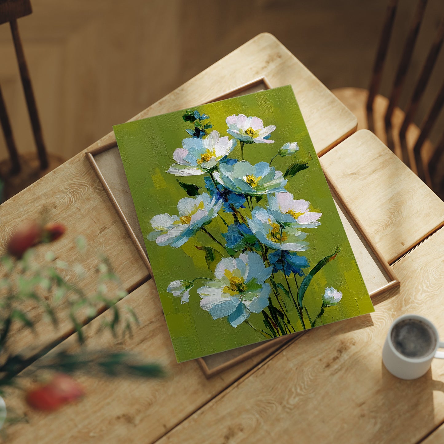Something Blue in the Meadow Green