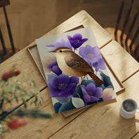 Small Bird, Excellent Taste in Flowers