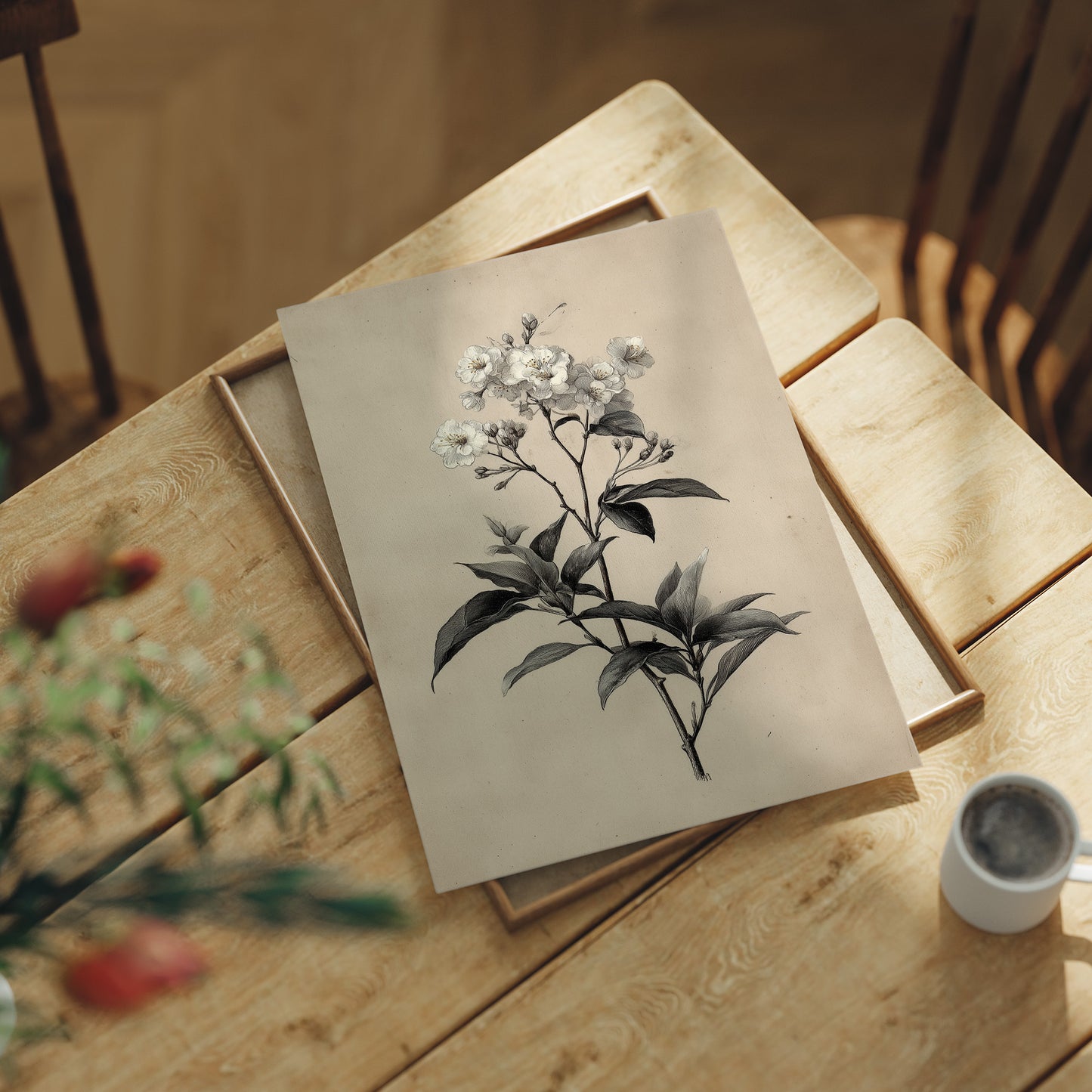 Drawn the Morning It Bloomed