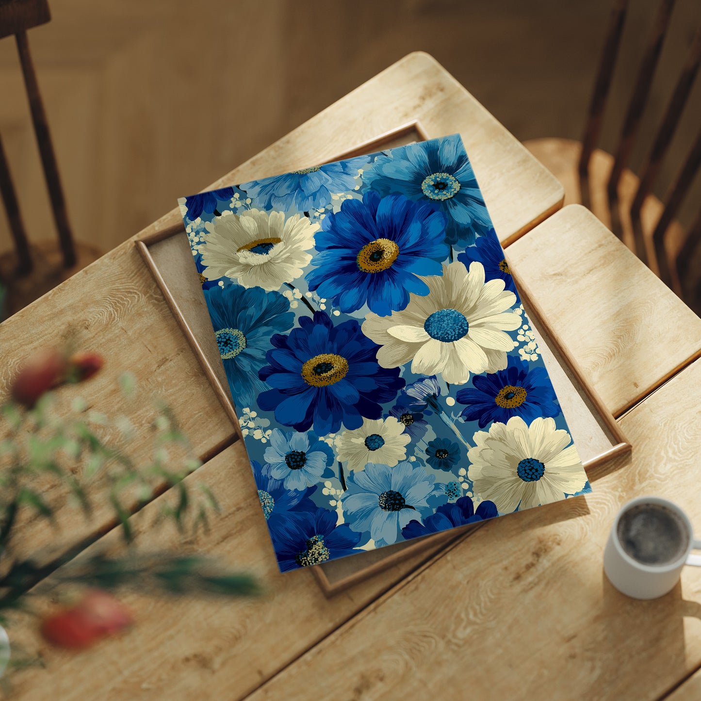 Daisies in Every Shade of Blue