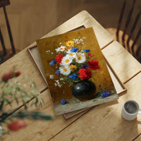 Wildflowers in a Dark Vessel