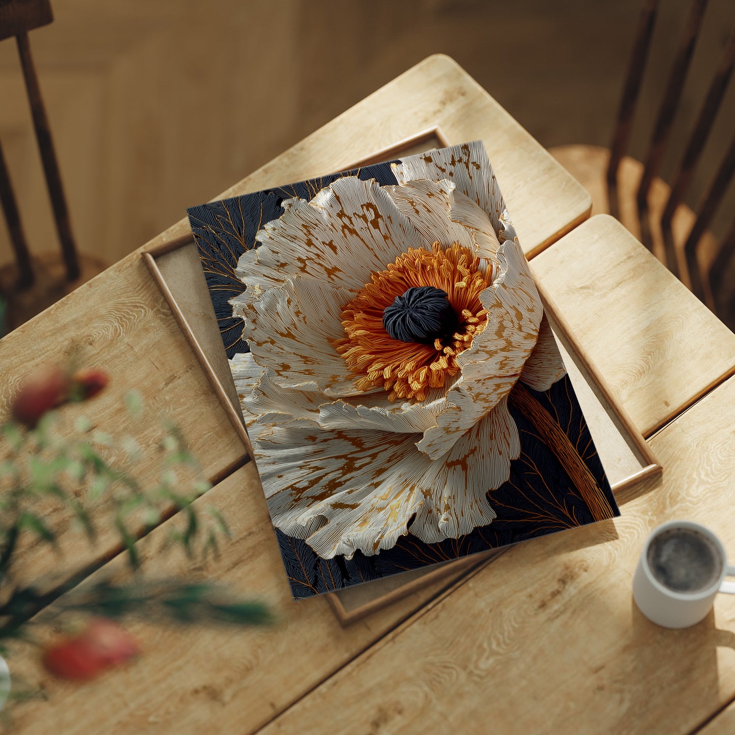 Every Petal Lined in Gold