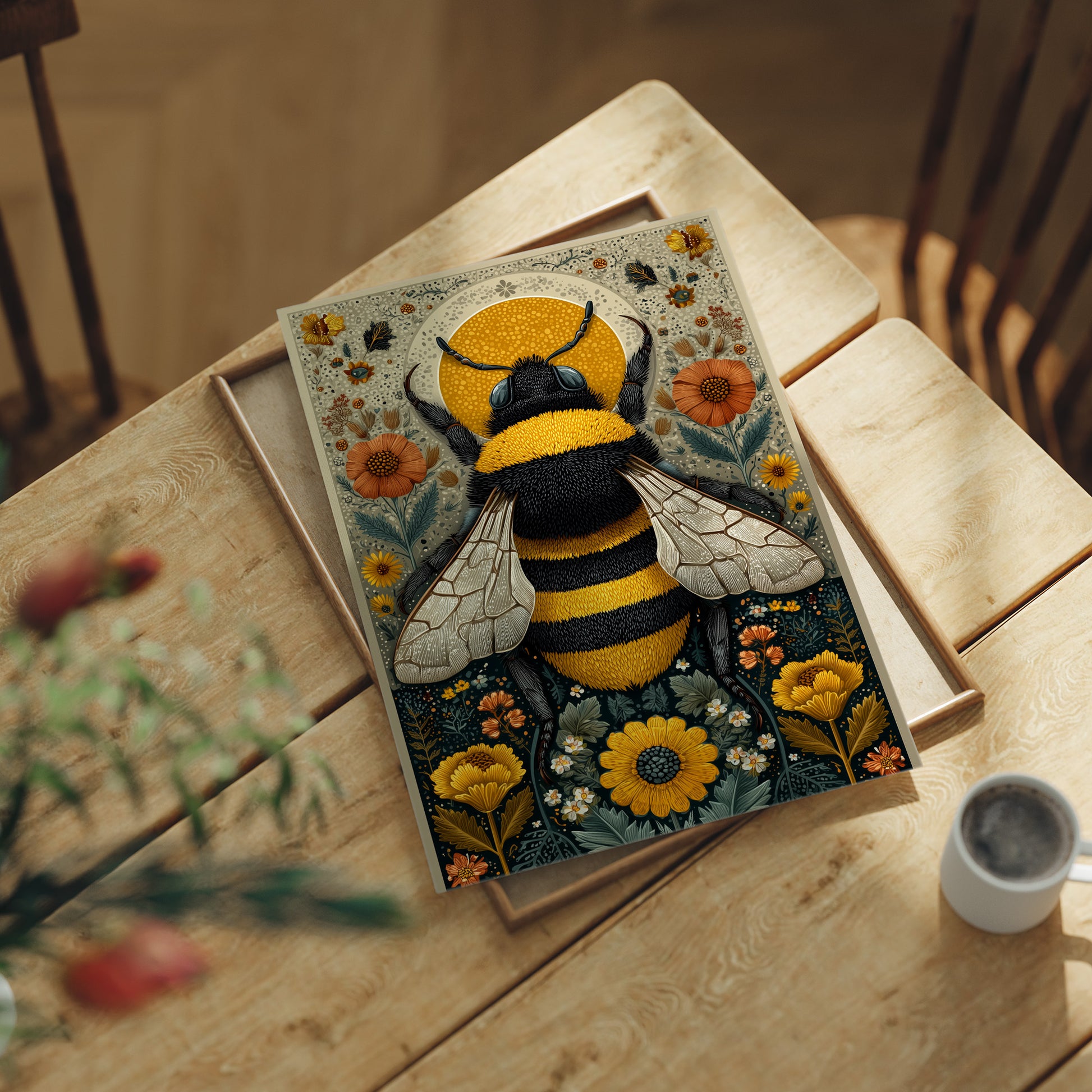 The Bumblebee Holds Court