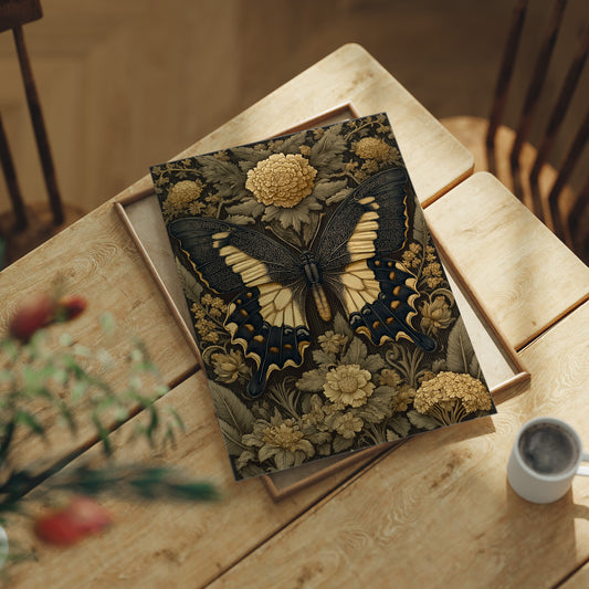 Black Wings Edged in Gold