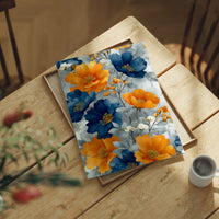 Navy Meets Orange at Full Bloom