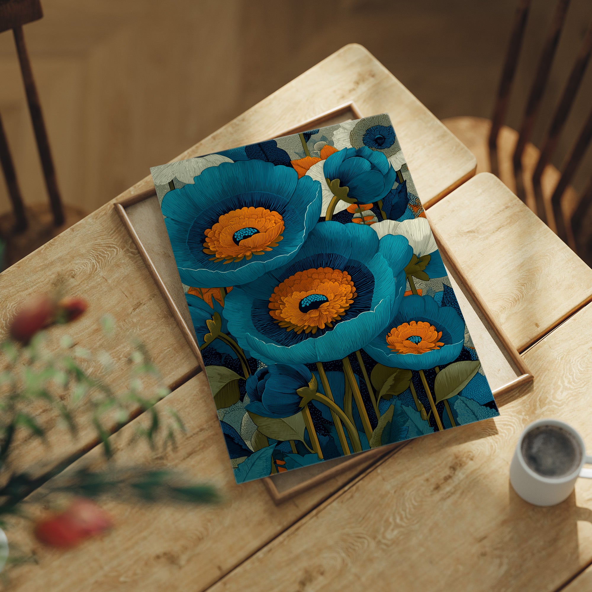 Bold Blue, Burning at the Center