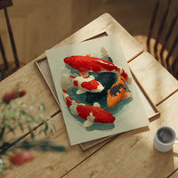 Four Koi, One Unhurried Circle