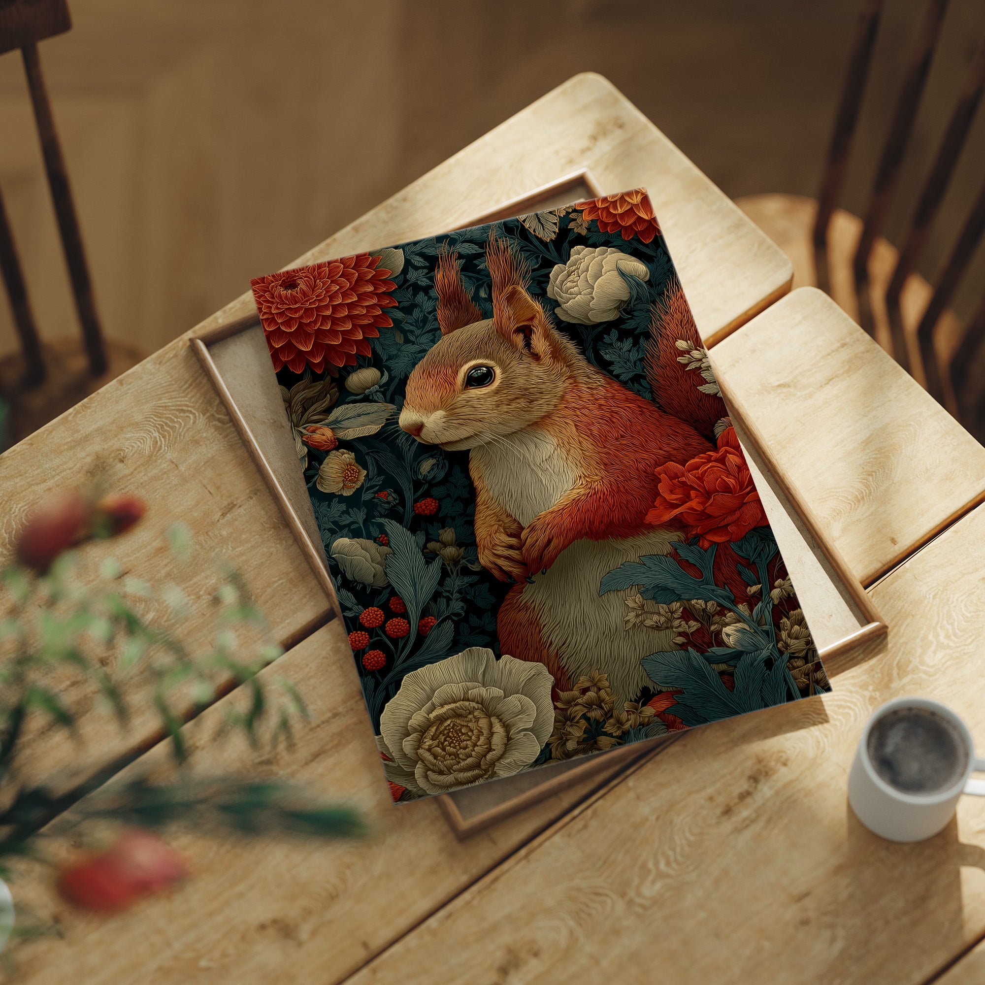 The Squirrel Who Stayed for the Flowers