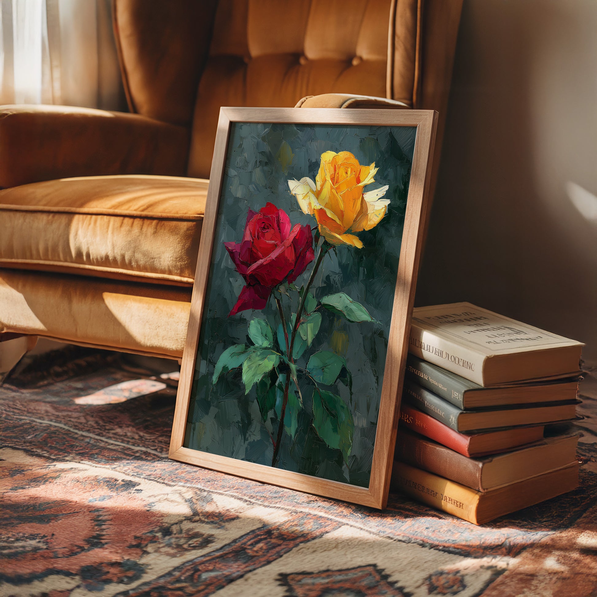 Two Roses, Two Different Fires