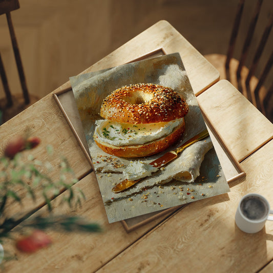Everything Bagel, Painted With Reverence