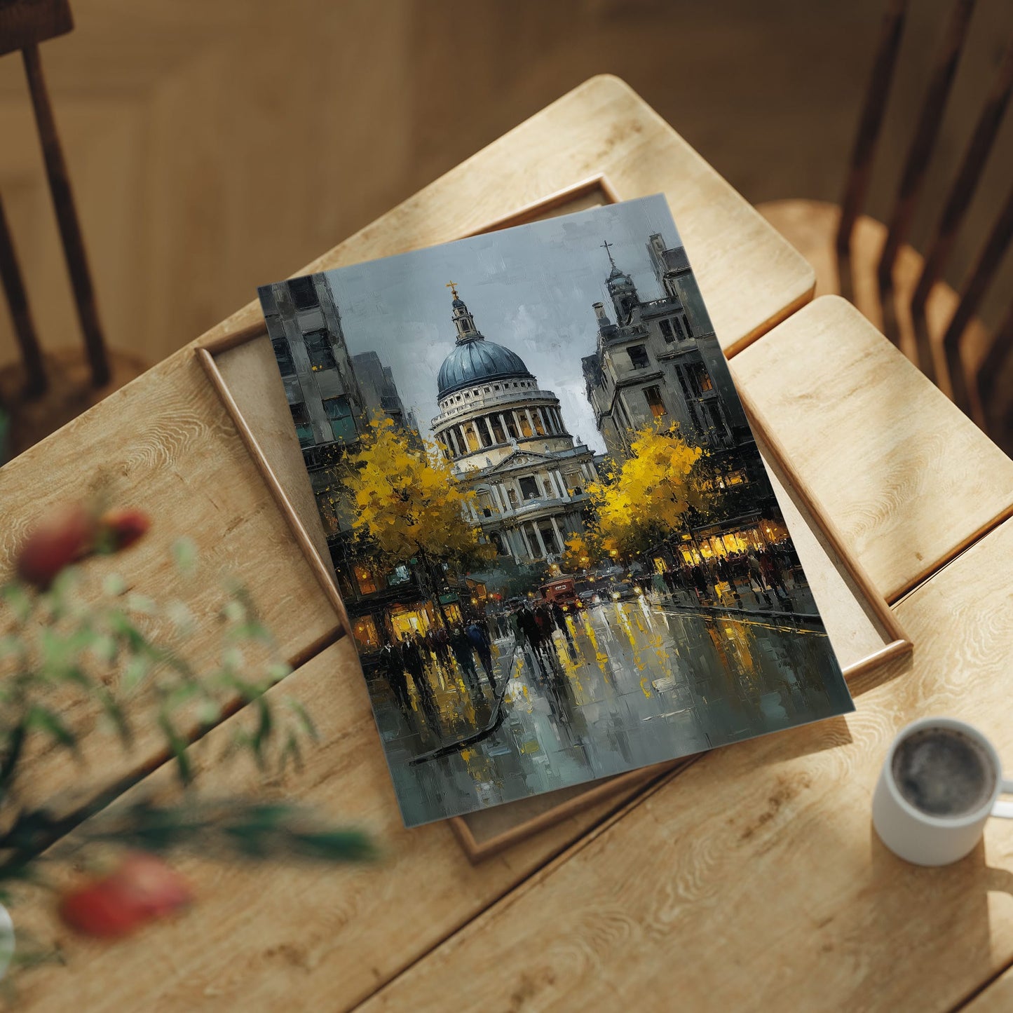 London on a Grey and Golden Evening