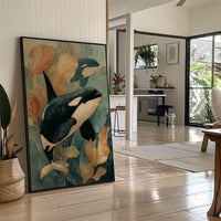 Two Orcas, One Current