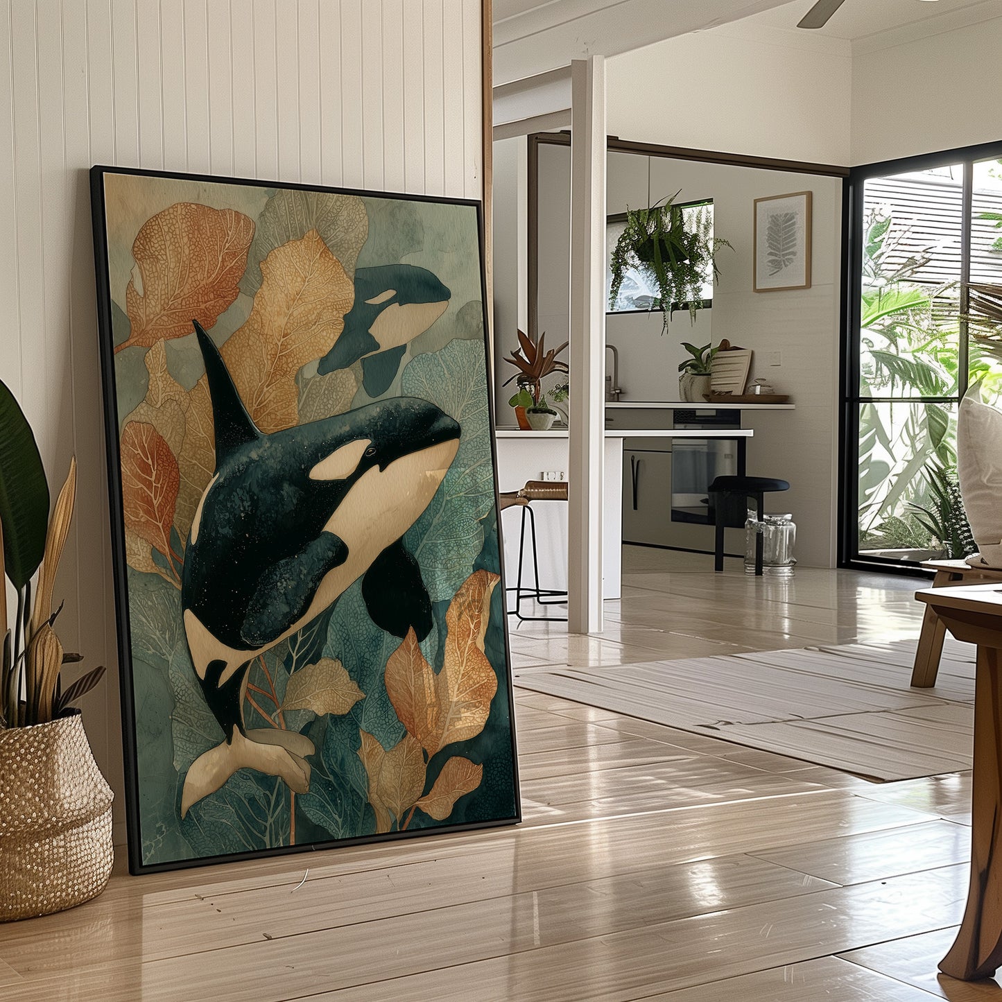 Two Orcas, One Current