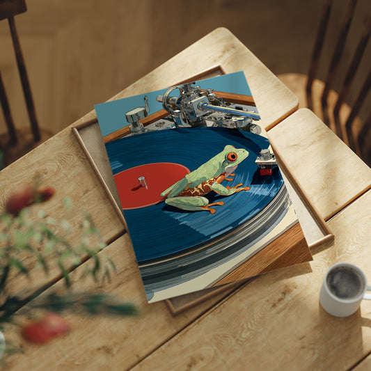 He Only Listens to Vinyl