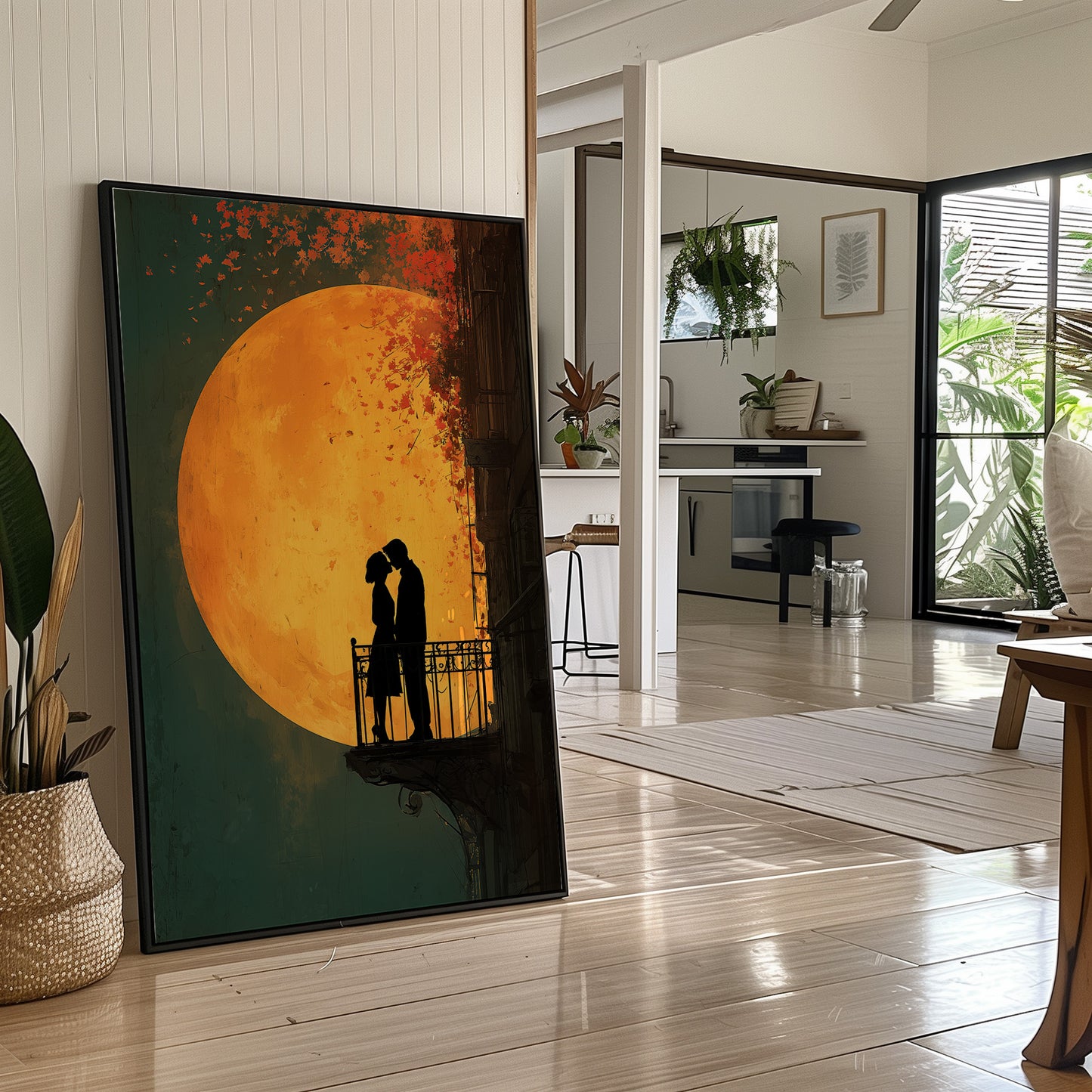 The Moon Made Room for Them