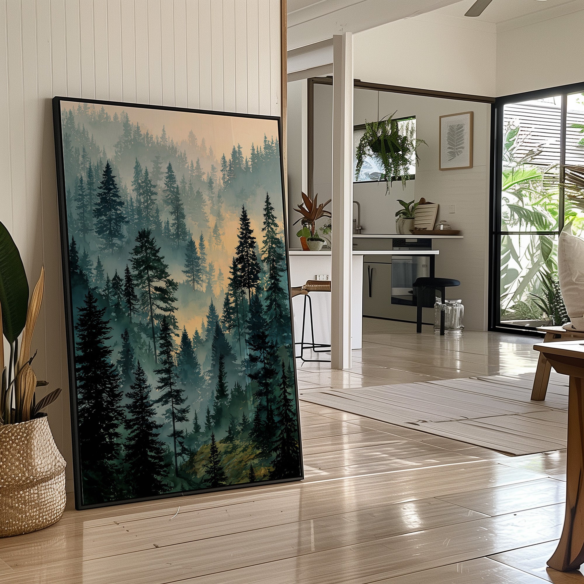 Where The Pines Lean Into Morning