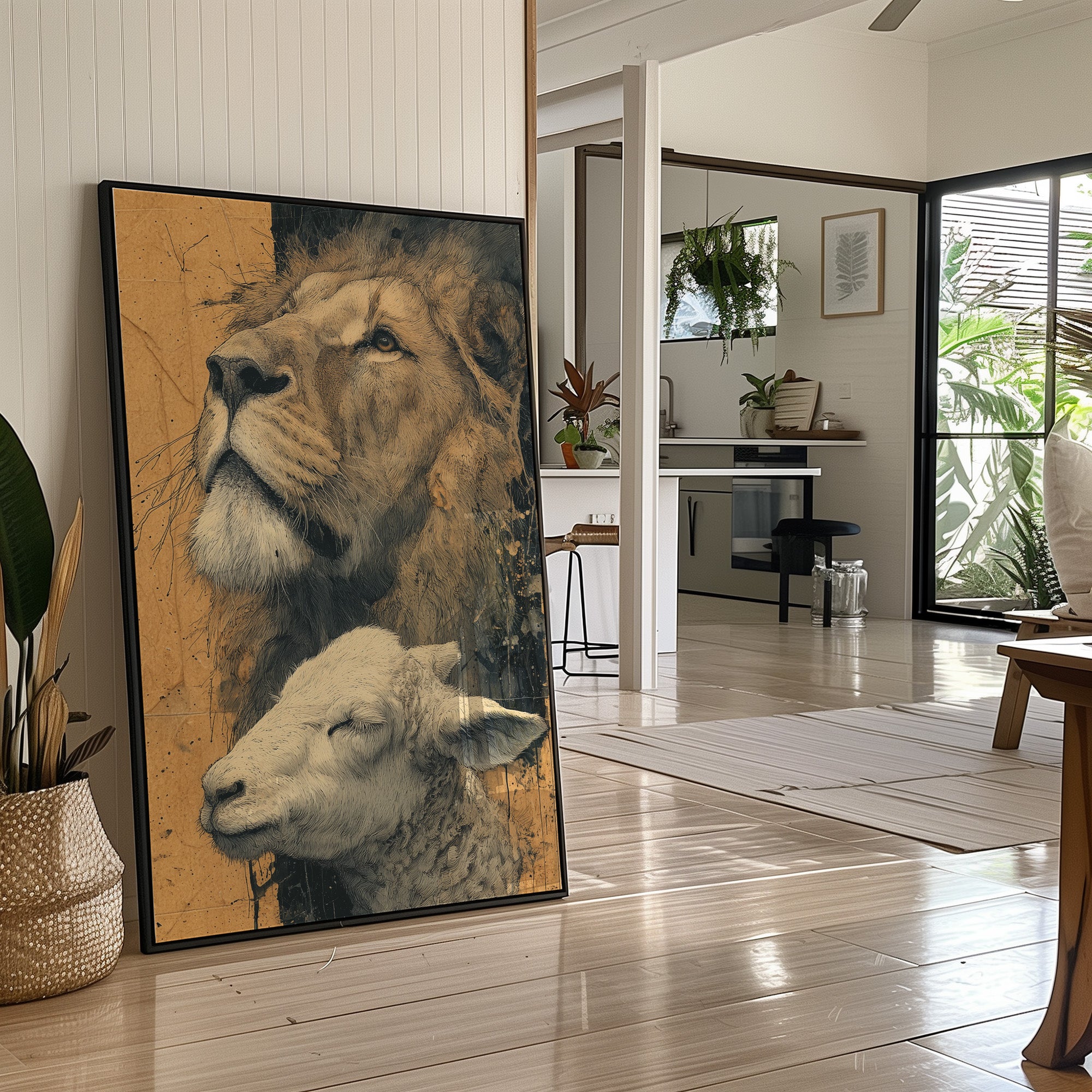 The Lion Lay Down First