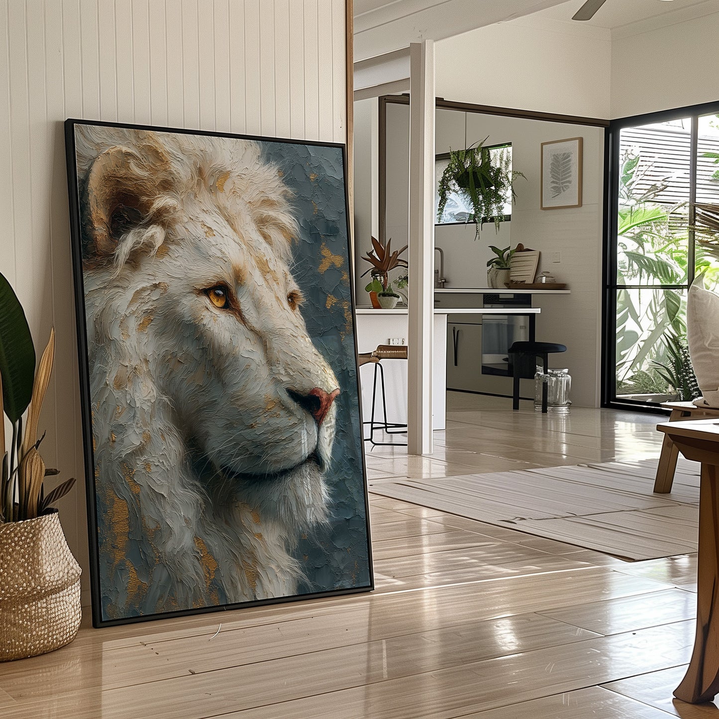 The White Lion Considers the Distance