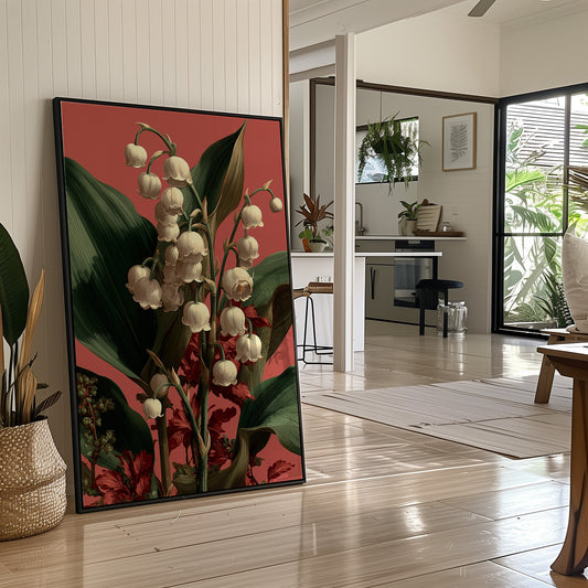 Lily of the Valley in Coral