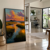 Sunset Over the Salt Marsh