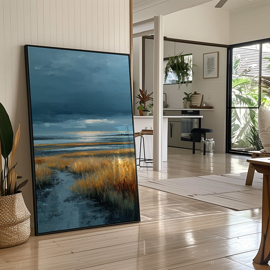 Storm Light Over the Marsh