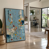 Drips in Powder Blue