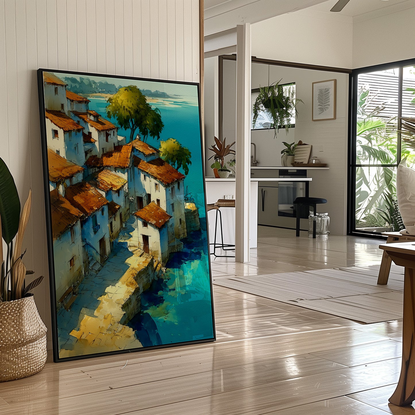 The Village Leans Toward the Sea