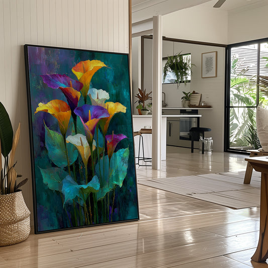 Calla Lilies in Full Color