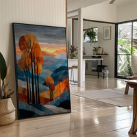 Amber Trees, Blue Hills