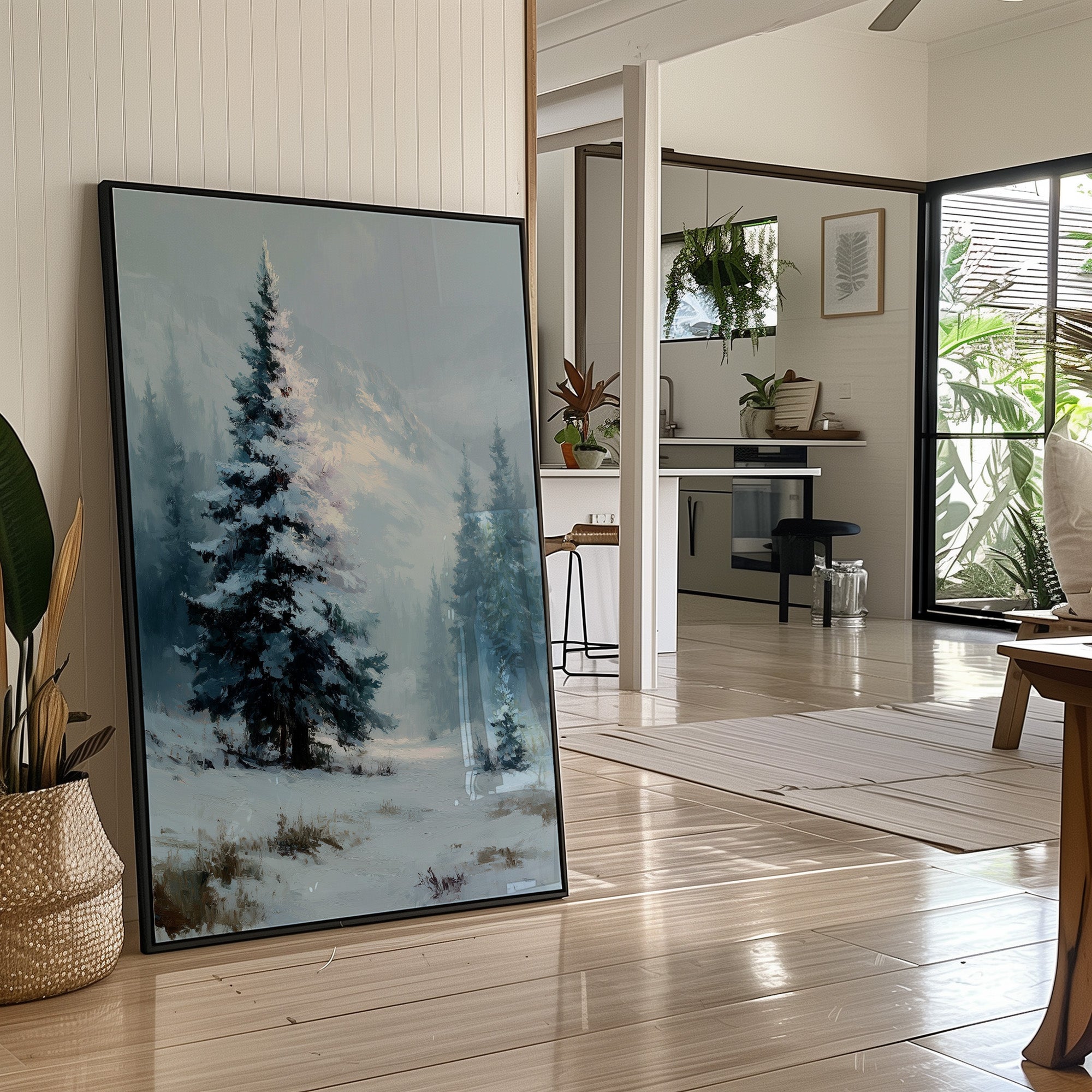 Sunlit Snow, Standing Pine
