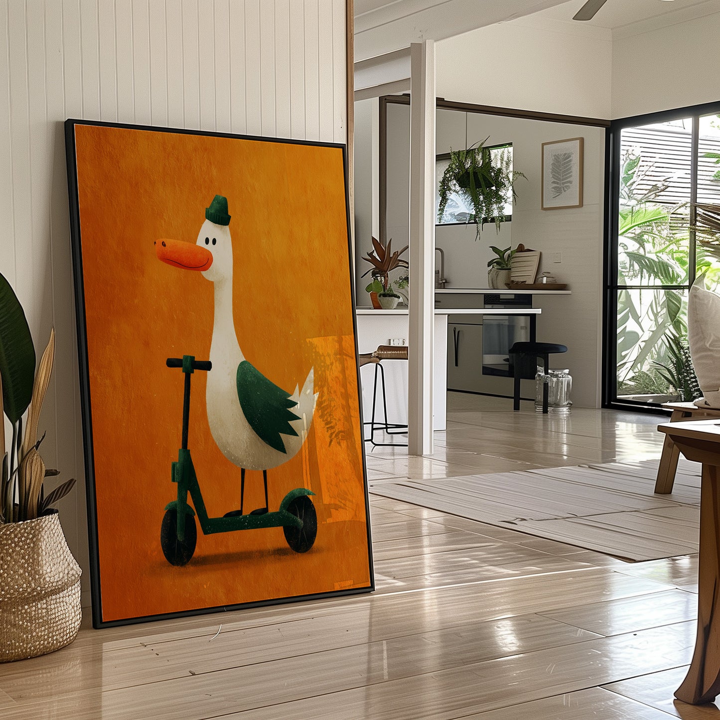 Goose on Wheels