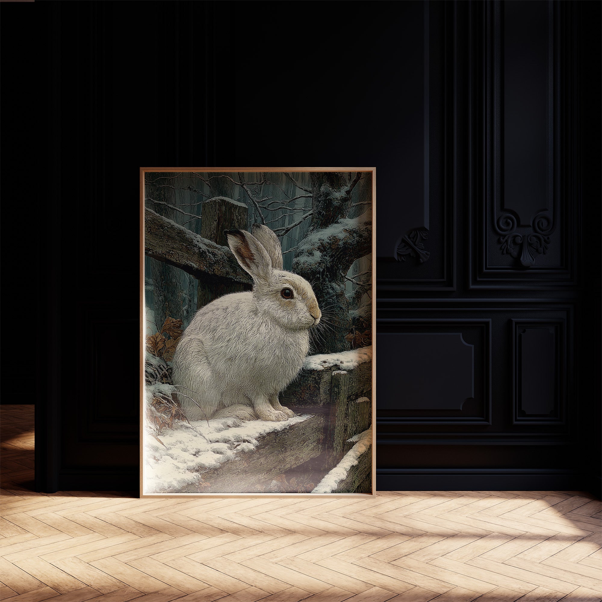 Snowshoe Hare at Dusk