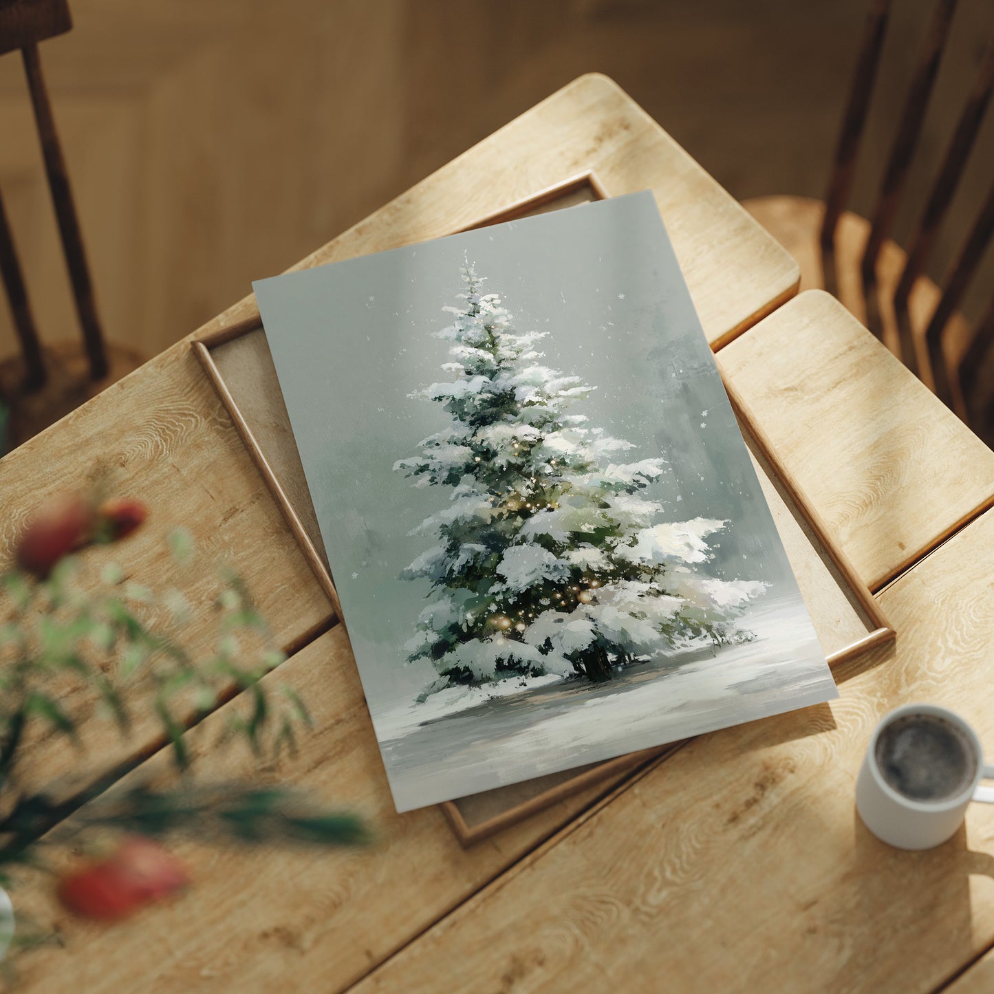 Snow-Draped and Glowing